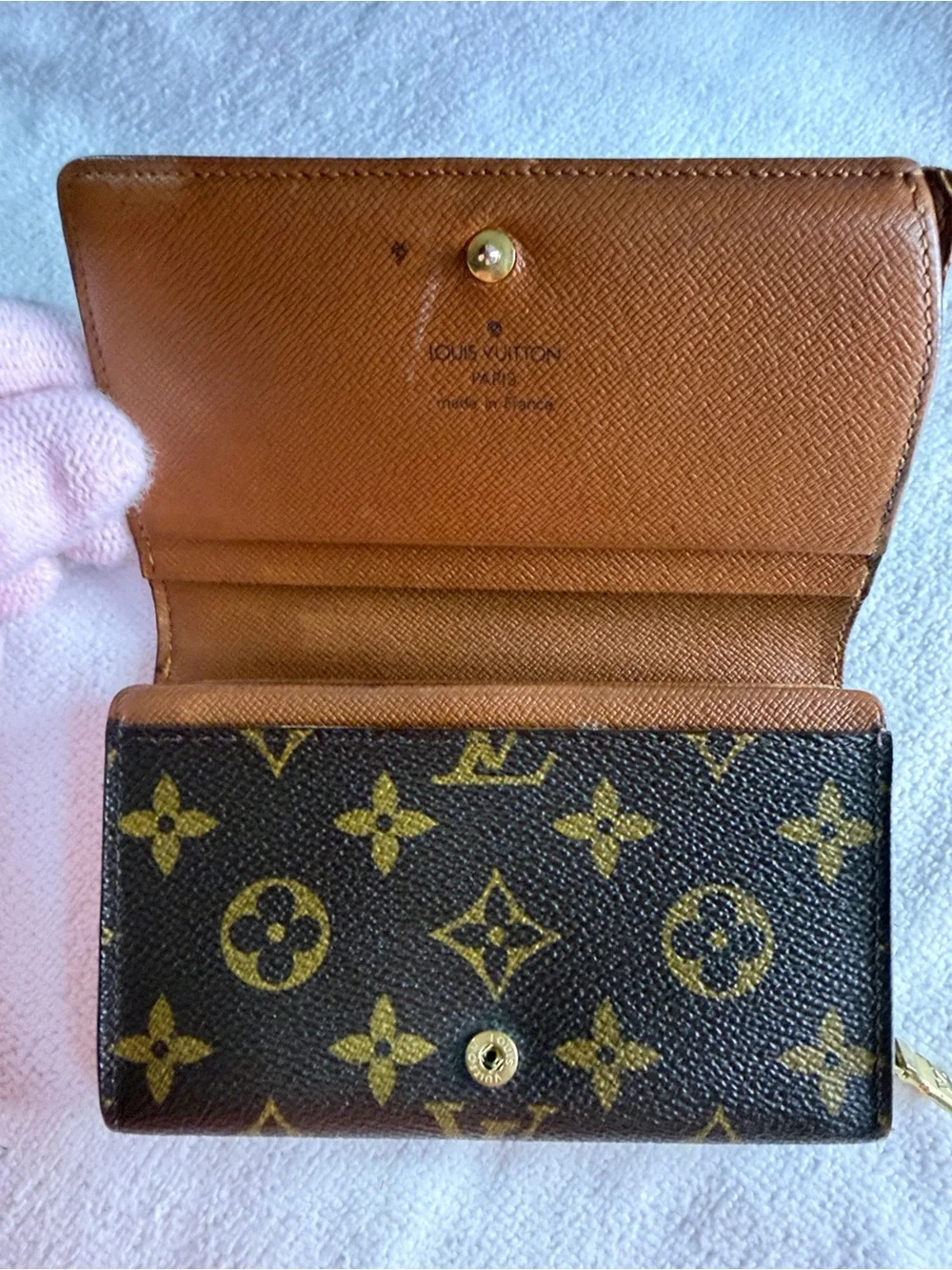 Louis Vuitton Brown Monogram Canvas Compact wallet